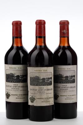 CERTAN GIRAUD 1962 - Hannapier Peyrelongue - 3 Bottles
