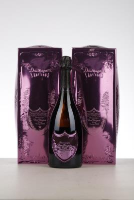 DOM PERIGNON ROSE LADY GAGA 2008 - Moet et Chandon - 2 Bottles - Metal Box