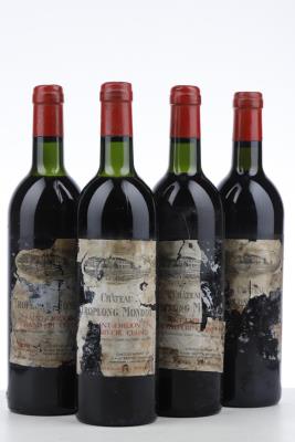 TROPLONG MONDOT 1978 - Mc - 4 Bottles