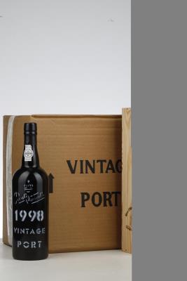 REAL VINICOLA VINTAGE PORT 1998 - Real Vinicola - 6 Bottles - Owc 1
