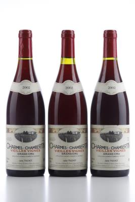 CHARMES CHAMBERTIN VIEILLES VIGNES 2002 - Jacky Truchot - 3 Bottles