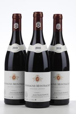 CHASSAGNE MONTRACHET ROUGE 2018 - Ramonet - 3 Bottles