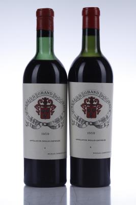 GRESSIER GRAND POUJEAUX 1959 - Nicolas - 2 Bottles