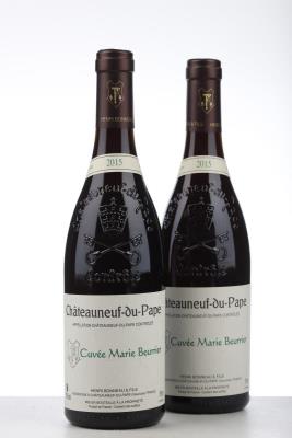 CHATEAUNEUF DU PAPE CUVEE MARIE BEURRIER 2015 - Henri Bonneau - 2 Bottles