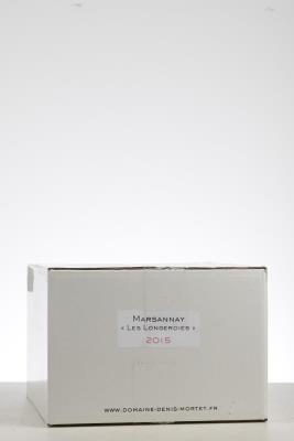 MARSANNAY LES LONGEROIES 2015 - Denis Mortet - 6 Bottles - Oc 6