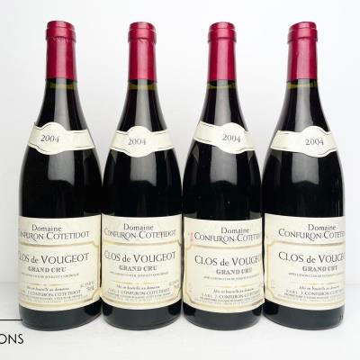 CLOS DE VOUGEOT 2004 - Confuron Cotetidot - 4 Bottles