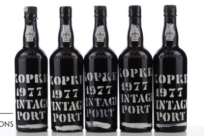 KOPKE VINTAGE PORT 1977 - Kopke - 5 Bottles