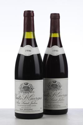 NUITS ST GEORGES AUX ST JULIEN 1990 - Daniel Bocquenet - 2 Bottles