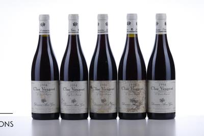 CLOS VOUGEOT LE GRAND MAUPERTUI 1998 - Anne Gros - 9 Bottles