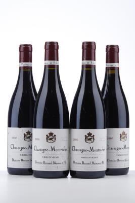 CHASSAGNE MONTRACHET ROUGE VIEILLES VIGNES 2005 - Bernard Moreau - 4 Bottles