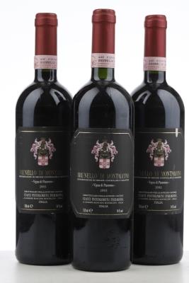 BRUNELLO DI MONTALCINO VIGNA DI PIANROSSO 1993 - Ciacci Piccolomini d'Aragona - 3 Bottles