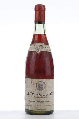 CLOS VOUGEOT 1959 - Drouhin Laroze - Mb - 1 Bottle