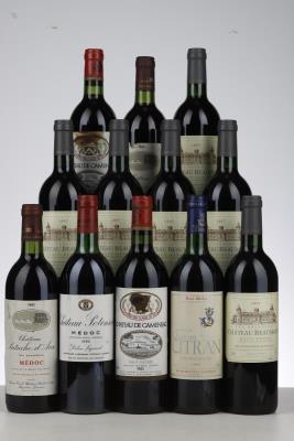 LOT BORDEAUX MEDOC MIXED - Mc - 12 Bottles