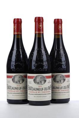 CHATEAUNEUF DU PAPE LES SABLONS 2016 - Chapelle Saint Theodoric - 3 Bottles