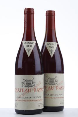 CHATEAUNEUF DU PAPE RAYAS 2008 - Reynaud - 2 Bottles
