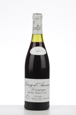 BOURGOGNE ROUGE 1983 - Leroy d'Auvenay - 1 Bottle