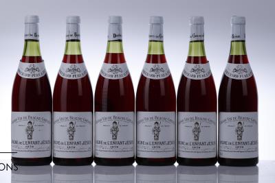 BEAUNE GREVES VIGNE DE L'ENFANT JESUS 1979 - Bouchard - 12 Bottles - Owc 12