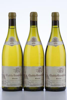 CHABLIS BLANCHOTS 1993 - Francois Raveneau - 3 Bottles
