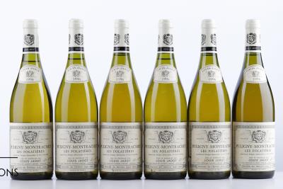 PULIGNY MONTRACHET LES FOLATIERES 1996 - Louis Jadot - 6 Bottles