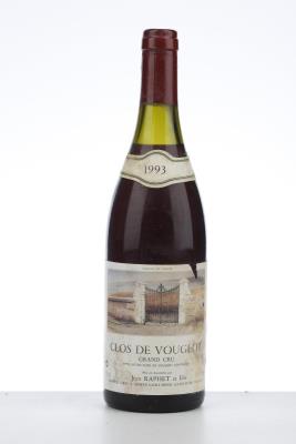 CLOS VOUGEOT 1993 - Jean Raphet - 1 Bottle