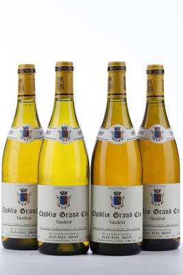 CHABLIS VAUDESIR 1997 - Jean Paul Droin - 4 Bottles