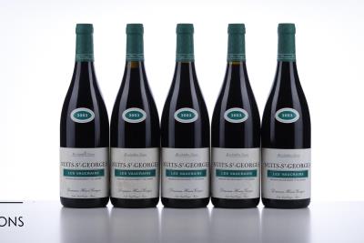 NUITS ST GEORGES LES VAUCRAINS 2003 - Henri Gouges - 5 Bottles