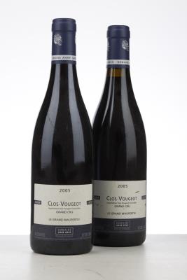 CLOS VOUGEOT LE GRAND MAUPERTUI 2005 - Anne Gros - 2 Bottles
