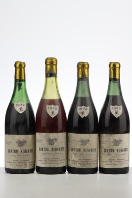 CORTON RENARDES 1972 - Michel Gonnoux - Mb - 4 Bottles