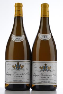 PULIGNY MONTRACHET CLAVOILLON Domaine Leflaive 2006 - 2 Magnums