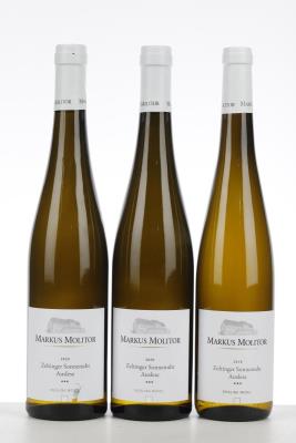 ZELTINGER SONNENUHR RIESLING AUSLESE *** 1* 2019 + 2*2020 MIXED - Markus Molitor - 3 Bottles