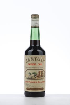 BANYULS GRAND CRU CUVEE PRESIDENT HENRY VIDAL 1961 - Terre des Templiers - 1 Bottle