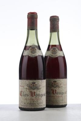 CLOS VOUGEOT 1961 - Deroye - 2 Bottles
