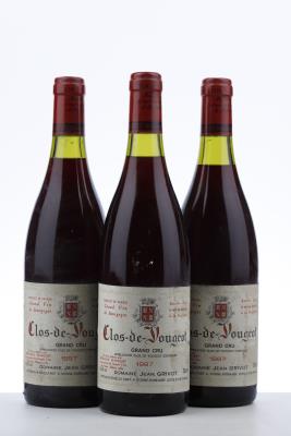 CLOS VOUGEOT 1987 - Jean Grivot - 3 Bottles