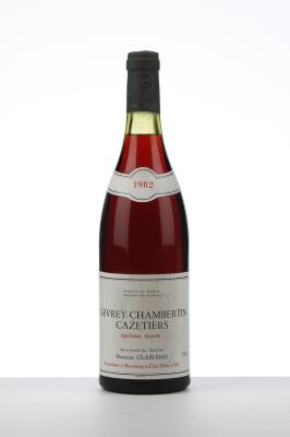 GEVREY CHAMBERTIN CAZETIERS 1982 - Clair Daü - 1 Bottle