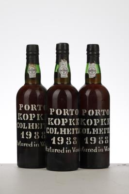 KOPKE COLHEITA PORT 1988 - Kopke - Bottled in 1996 - 3 Bottles