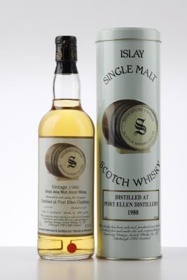 1980 PORT ELLEN - Signatory Vintage - Bottled in 1998 - Cask n° 89/589/26 Bottle 166/480 - Alc 48% - 1 Bottle - Canister