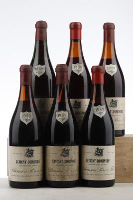SAVIGNY LES BEAUNE LA DOMINODE 1959 - Chanson - MB - 6 Bottles
