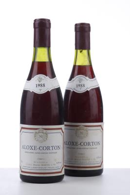 ALOXE CORTON 1988 - Maurice Martin - 2 Bottles