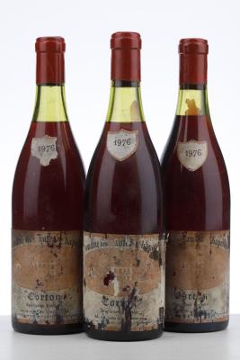 CORTON 1976 - Domaine des Hautes Chapelles - 3 Bottles