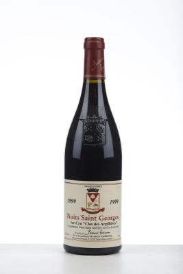 NUITS ST GEORGES CLOS DES ARGILLIERES 1999 - Bertrand Ambroise - 1 Bottle