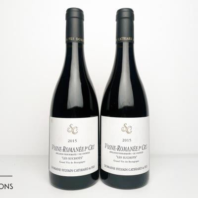 VOSNE ROMANEE LES SUCHOTS 2015 - Sylvain Cathiard - 2 Bottles