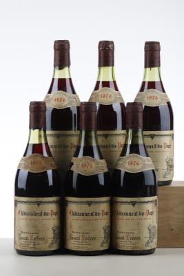 CHATEAUNEUF DU PAPE 1976 - Pascal Freres - 6 Bottles