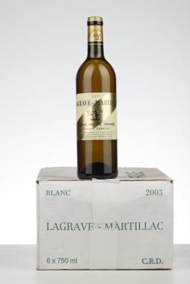 LAGRAVE MARTILLAC BLANC 2003 - Mc - 6 Bottles - Oc 6