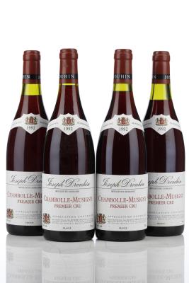 CHAMBOLLE MUSIGNY 1 ER CRU 1992 - Joseph Drouhin - 4 Bottles