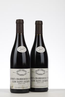 GEVREY CHAMBERTIN CLOS ST JACQUES 2007 - Sylvie Esmonin - 2 Bottles