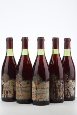 CHASSAGNE MONTRACHET ROUGE 1978 - Confrerie de Tastevin - Ph.Chapelle & Fils - 5 Bottles