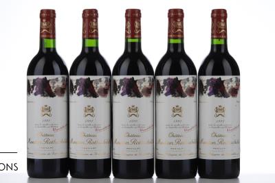 MOUTON ROTHSCHILD 1992 - 5 Bottles