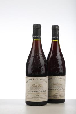 CHATEAUNEUF DU PAPE DOMAINE DE LA JANASSE CUVEE VIEILLES VIGNES 1998 - Aime Sabon - 2 Bottles