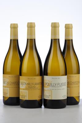 MIX HERITIERS DU COMTE LAFON: MACON MILLY LAMARTINE (1), MACON CHARDONNAY (2), POUILLY-FUISSE (1) 2021 - Heritiers du Comte Lafon - 4 Bottles