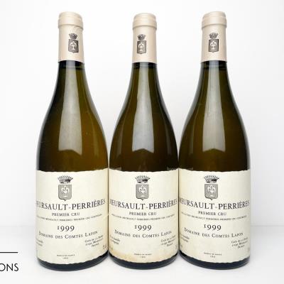 MEURSAULT PERRIERES 1999 - Comtes Lafon - 3 Bottles